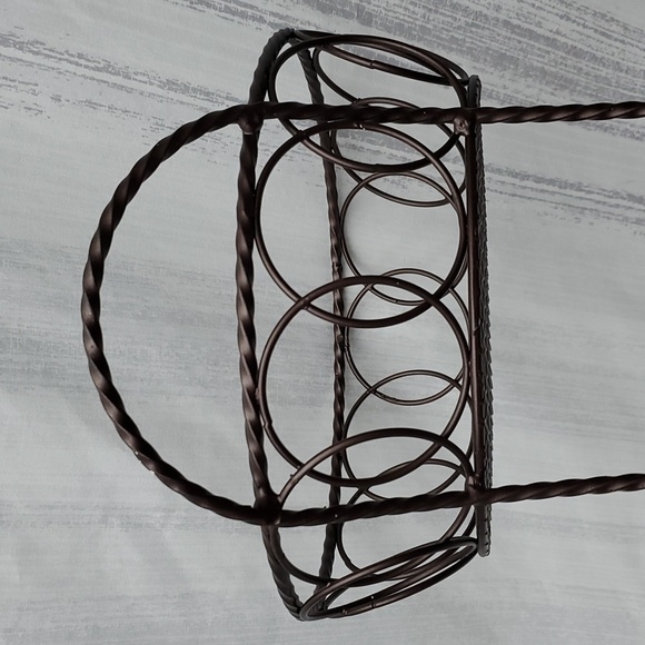  2-Tier Metal Countertop Fruit Vegetables Basket Bowl - Picture 12 of 13